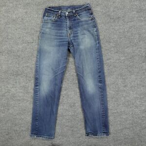 Levis 550 Jeans Mens 28x30 Blue Relaxed Straight Leg Stretch Medium Wash